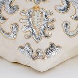 Millennium - Ivory Art Silk Decorative Euro Sham