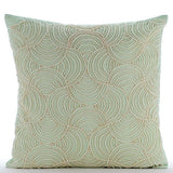 Mint Dynasty Pillow Cover