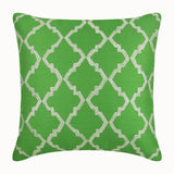 Green Envy - Green Art Silk Dupion Decorative Euro Sham