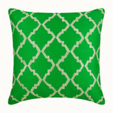 Green Envy - Green Art Silk Dupion Decorative Euro Sham