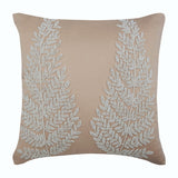 Morning Angel - Beige Cotton Linen Decorative Euro Sham