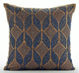 Moroccan Blue Arabian Decorative Euro Sham