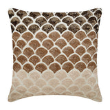 Blessed With The Sea - Blue Art Silk Throw Pillow Cover