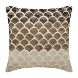 Mountain Journey Brown Silk Decorative Euro Sham