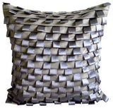 Musical Harmony - Gray Faux Suede Decorative Euro Sham