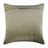 Mystic Silver - Silver Art Silk Decorative Euro Sham