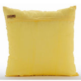 Nature Is Classy - Yellow Art Silk Throw Pillow Cover