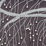 Nature Pearl - Brown Cotton Linen Throw Pillow Cover