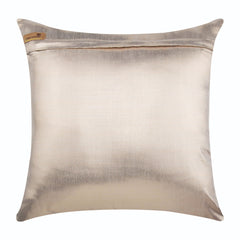 Nautical Centric - Navy Blue Art Silk Throw Pillow Cover
