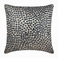 Nautical Centric - Navy Blue Art Silk Decorative Euro Sham