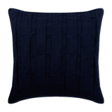 Navy Blue Love Tune Euro Sham