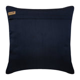 Navy Blue Sea Horse - Navy Blue Art Silk Decorative Euro Sham