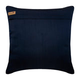 Navy Blue Sea Horse - Navy Blue Art Silk Throw Pillow Cover