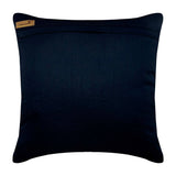 Navy Night Diamonds - Navy Blue Silk Throw Pillow Cover