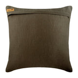 Noble Sea Horse - Brown Cotton Linen Throw Pillow Cover