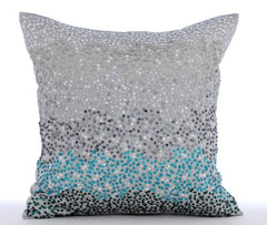 Wonderland Dust - Pink Art Silk Throw Pillow Cover