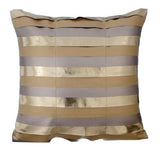 Omg Its Copper - Copper Faux Leather Decorative Euro Sham