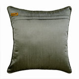 Orange Sitting Room - Orange Jacquard Silk Throw Cushion Cover