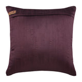 Paintbrush Flower - Plum Velvet Throw Pillow Cover