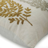 Paisley Diva - Ivory Silk Decorative Euro Sham