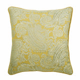 Paisley Yellow Scents Pillow Cover