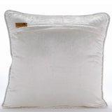 Paloma Grey Damask - Paloma Gray Burnout Velvet Throw Pillow Cover