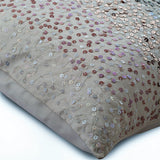 Frozen Sparkles - Blue Art Silk Throw Pillow Cover