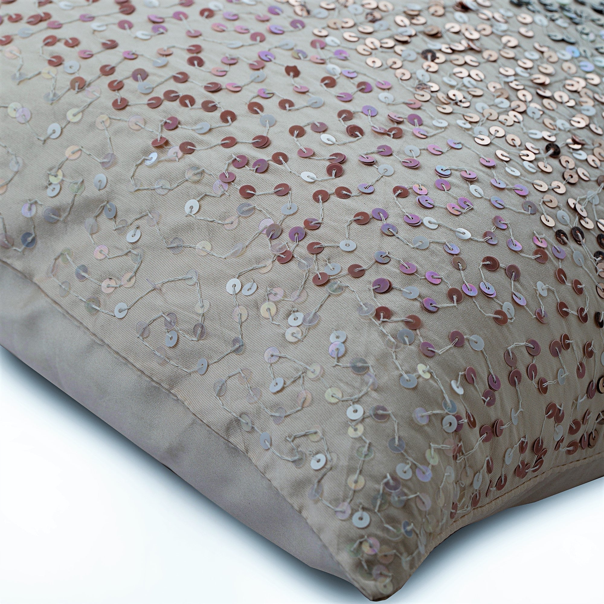 Pastel Ombre Pink Throw Pillow Cover