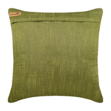 Peacock Abstract Silk Throw Pillow Cover