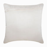 Peacock Beauty - Ivory Art Silk Throw Pillow Cover