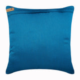 Peacock Blue Ivy Throw Pillow Cover