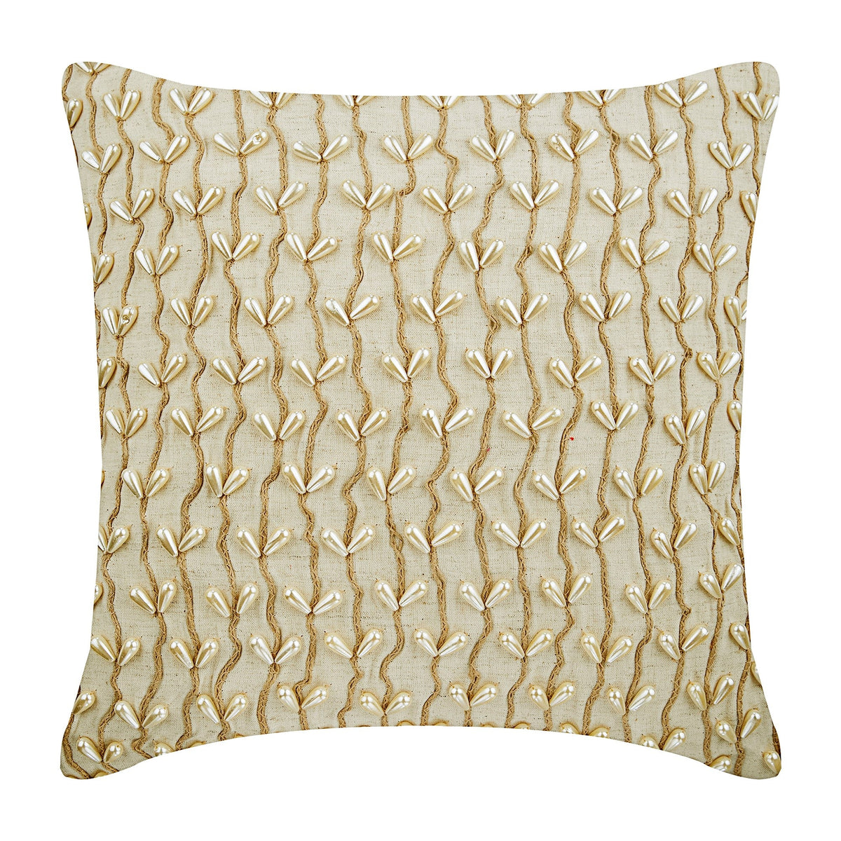 Pearl Drops Ivy Pillow Cover