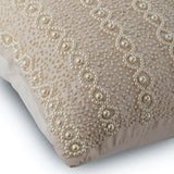 Pearl Ivy - Pearl Ivory Art Silk Decorative Euro Sham