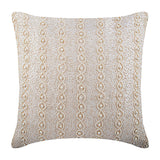 Pearl Ivy - Pearl Ivory Art Silk Decorative Euro Sham