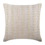 Pearl Ivy - Pearl Ivory Art Silk Decorative Euro Sham
