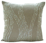 Pearl Linen Charm Pillow Cover