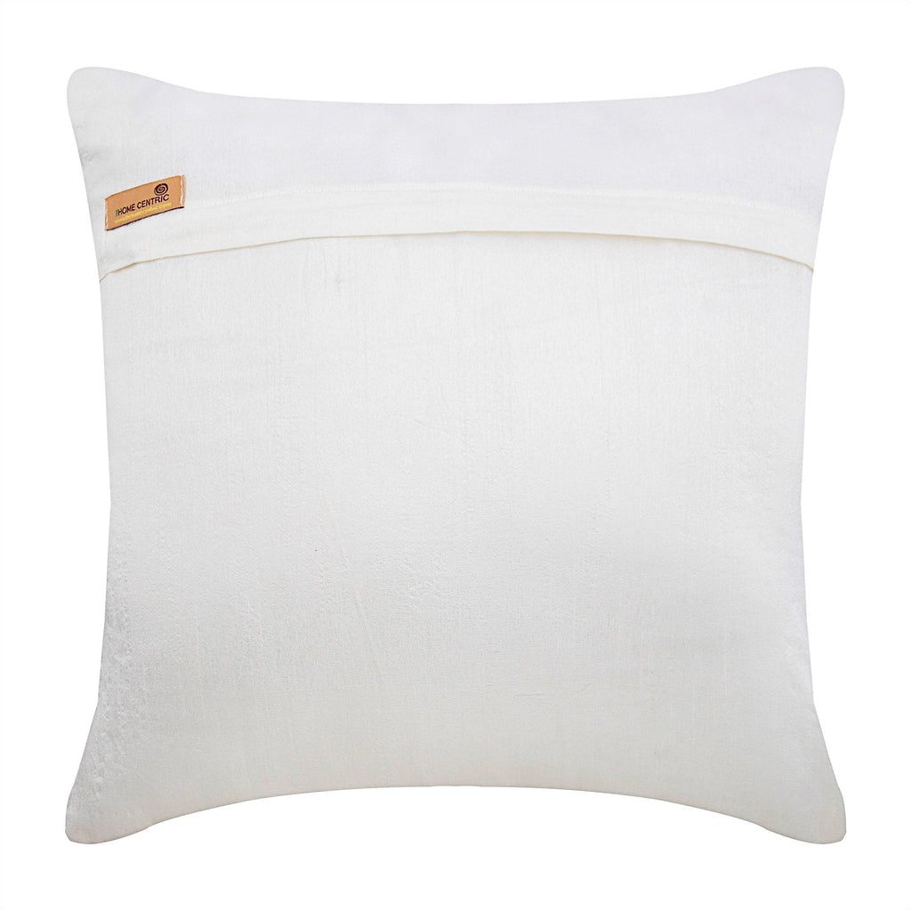 Pearl World - Ivory Art Silk Throw Pillow Cover