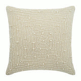 Pearl World - Ivory Art Silk Decorative Euro Sham