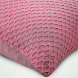 Pink Beehive - Pink Taffeta Decorative Euro Sham