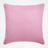 Pink Beehive - Pink Taffeta Decorative Euro Sham