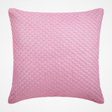 Pink Beehive - Pink Taffeta Decorative Euro Sham