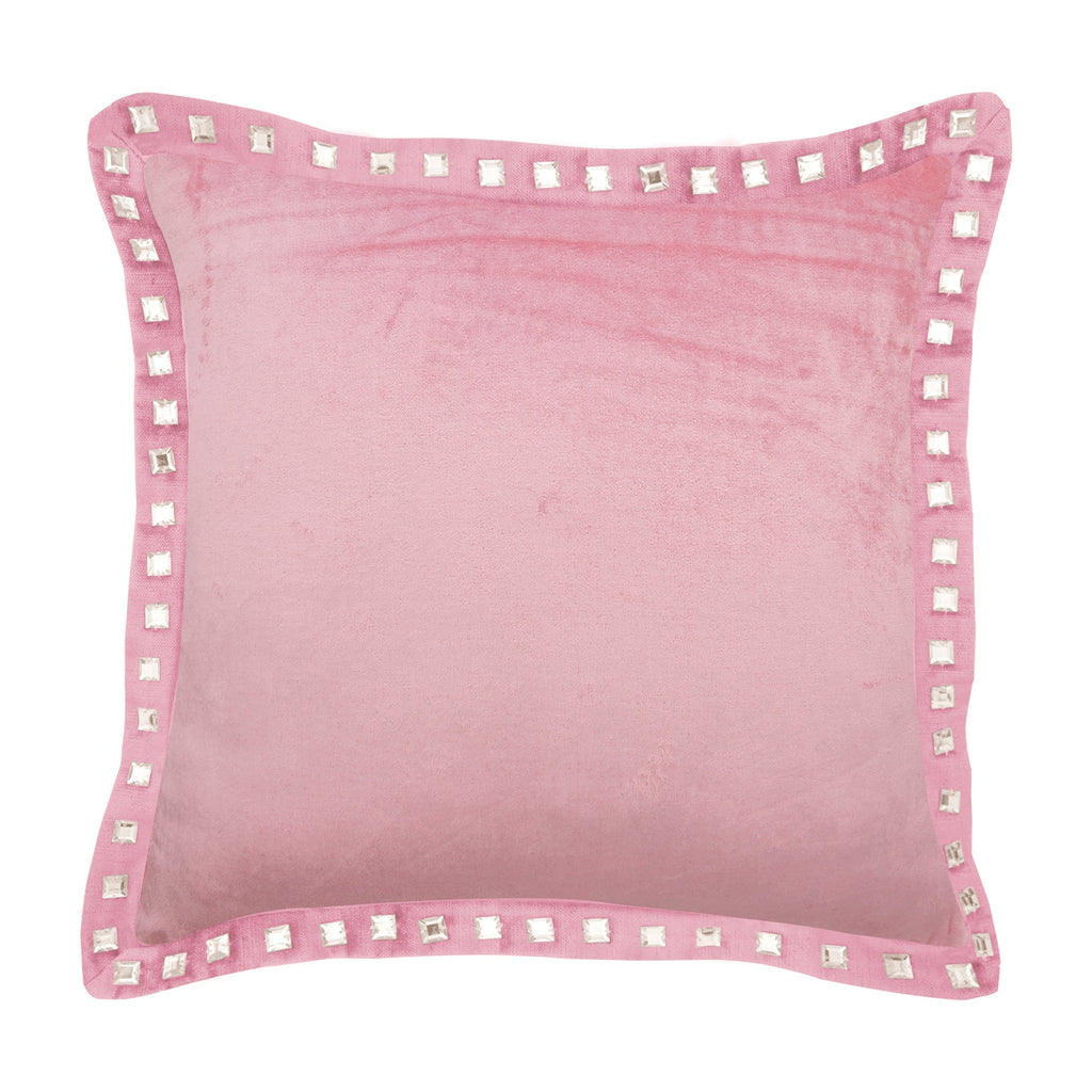 Pink Crystal Palace Pillow Cover