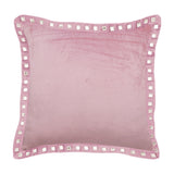 Pearl Beige Crystal Palace - Pearl Beige Velvet Throw Pillow Cover