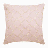 Pink Fairy Tale - Pink Cotton Linen Decorative Euro Sham