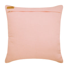 Pink Inspire - Pink Cotton Linen Throw Pillow Cover