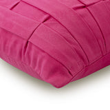 Pink Love Tune - Fuchsia Pink Faux Suede Throw Pillow Cover