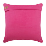 Pink Love Tune - Fuchsia Pink Faux Suede Decorative Euro Sham