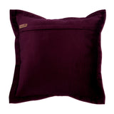 Plum Crystal Palace - Plum Velvet Throw Pillow Cover