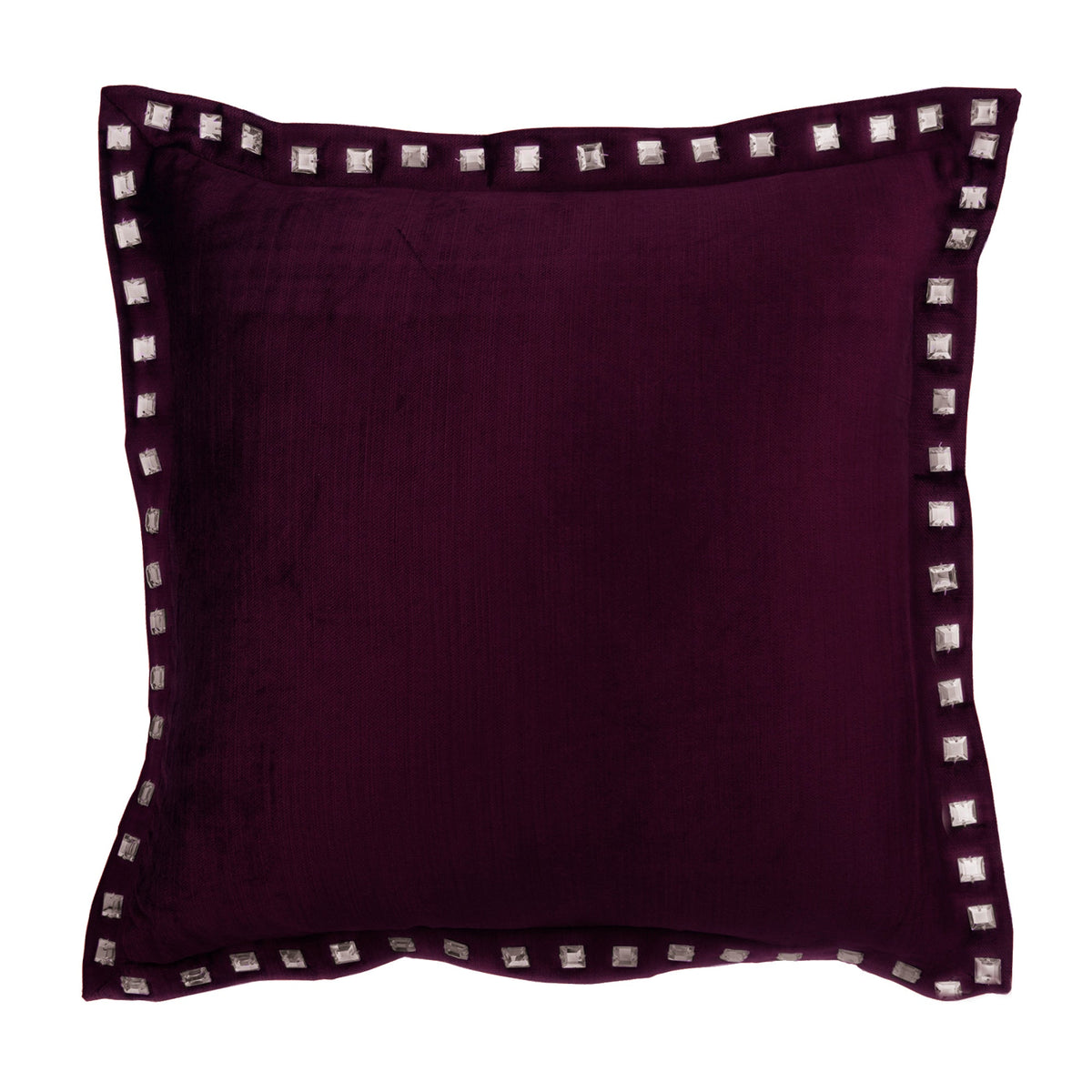 Plum Crystal Palace Pillow Cover