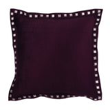 Choco Crystal Palace - Chocolate Brown Velvet Throw Pillow Cover